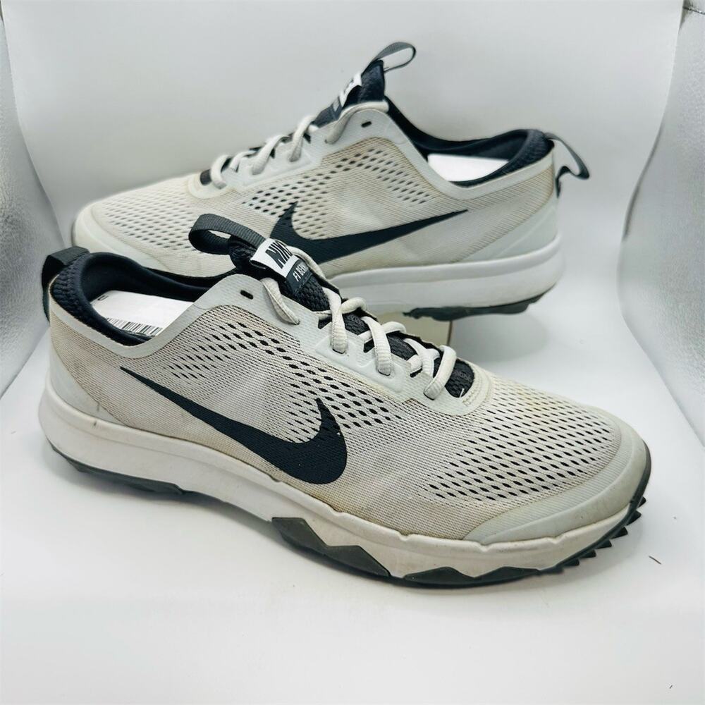 Nike FI Bermuda Spikeless Golf Shoes Pure Platinum White Black Men's 10